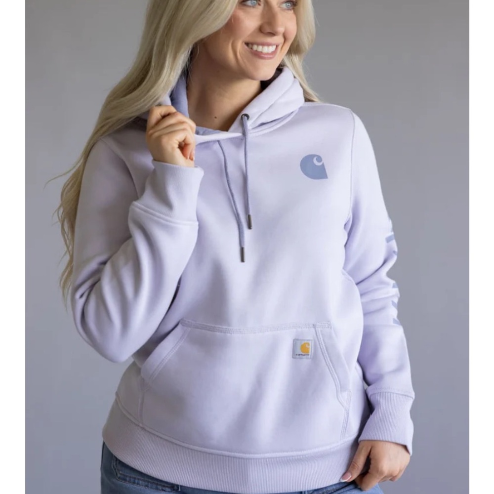 Carhartt Lavender Hoodie with Logo